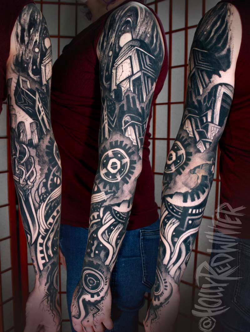 Art Deco Sleeve 1